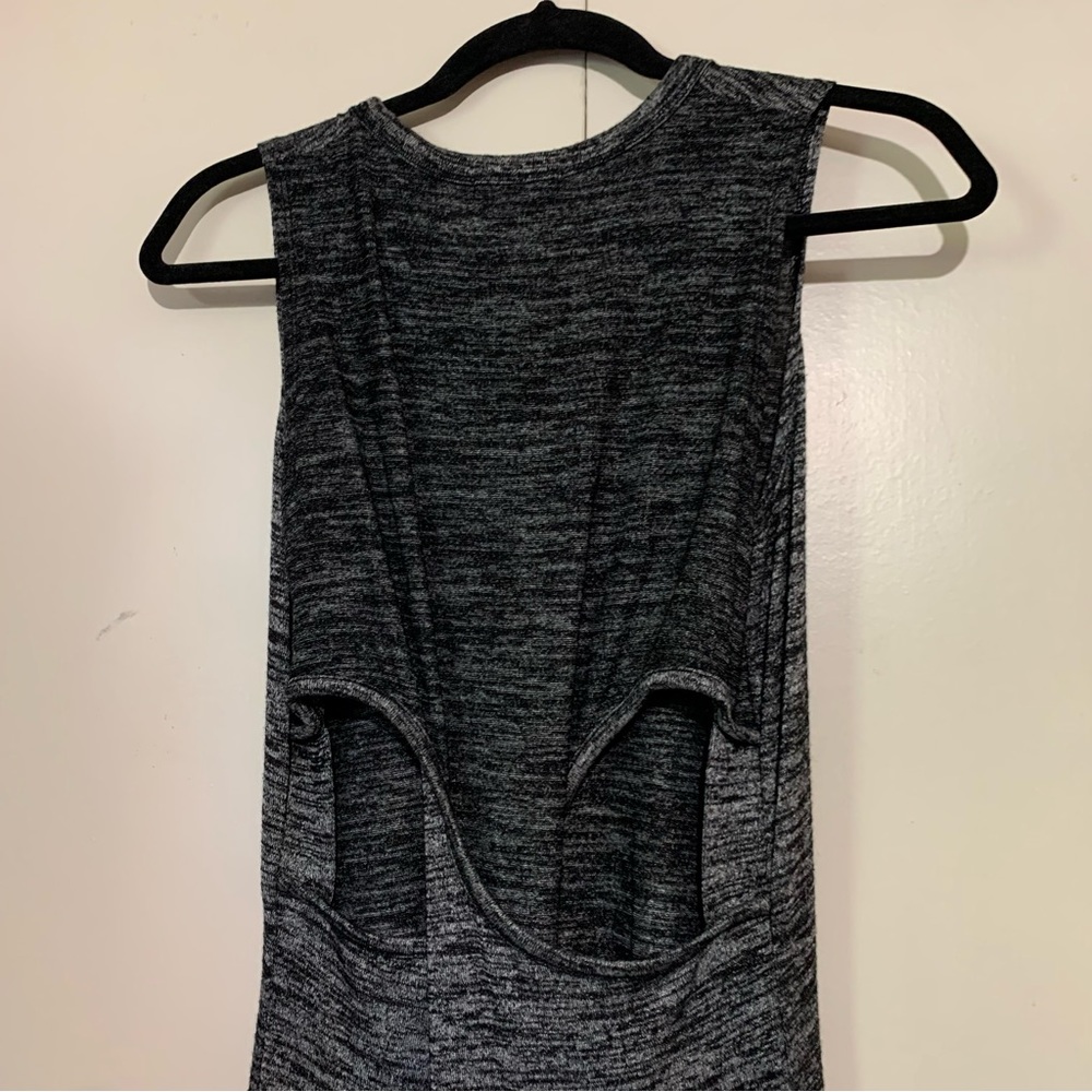 - Rag And Bone Open Back Twist Heathered Gray/Bla… - image 8